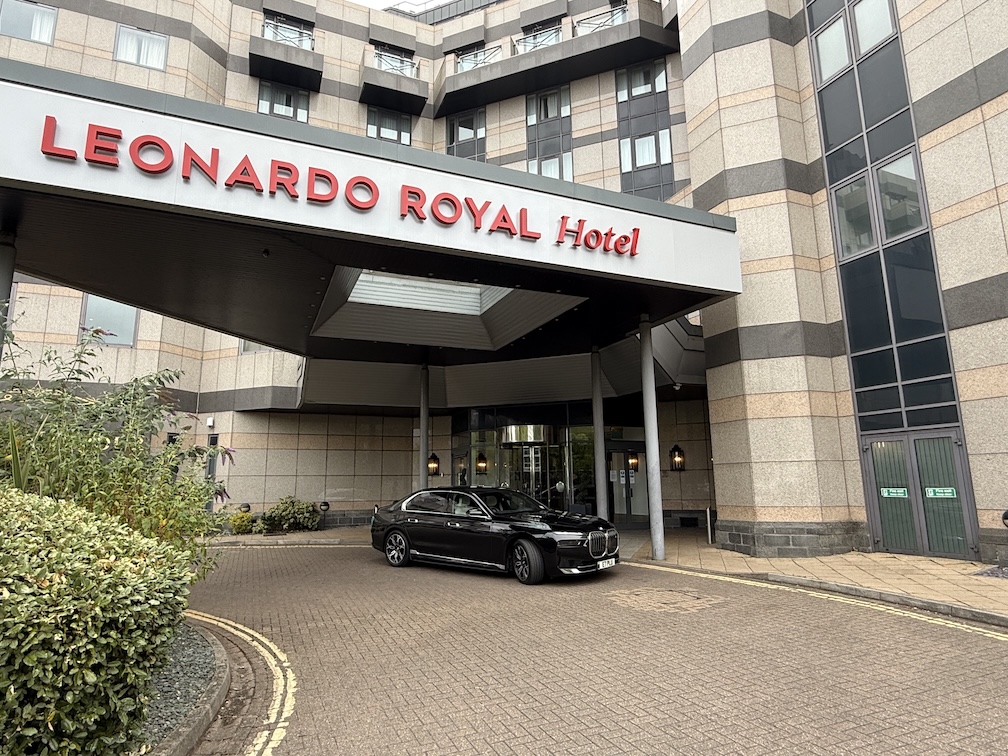 Heathrow to Leonardo Royal Hotel – Premium Chauffeur Transfer in a BMW i7