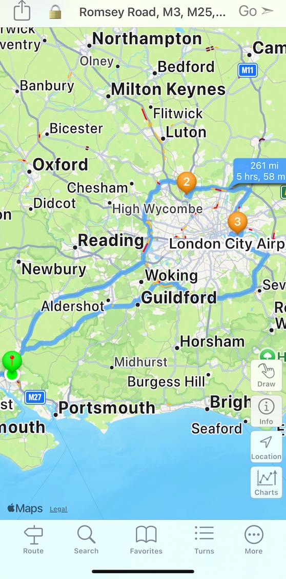 BMW i7 Chauffeur Journey: From Lyndhurst to London City via Watford – A Grand Tour of the M25