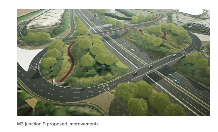 Important Travel Update: M3 Junction 9 Closures and Improvement Works